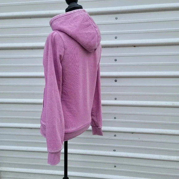 Reflex Women's Washed Pink Long Sleeve Pullover Hoodie Size: Small - Picture 4 of 7